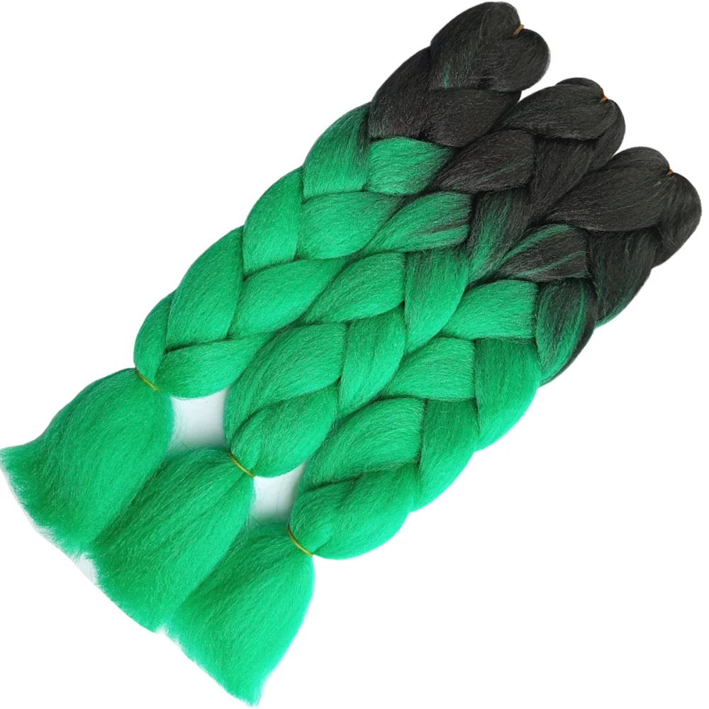 Ombre Braiding Hair Kanekalon 2 Tone, 3 pcs, B15