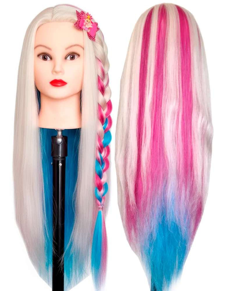 Training Hairdressing Head For Braiding Practice DH7