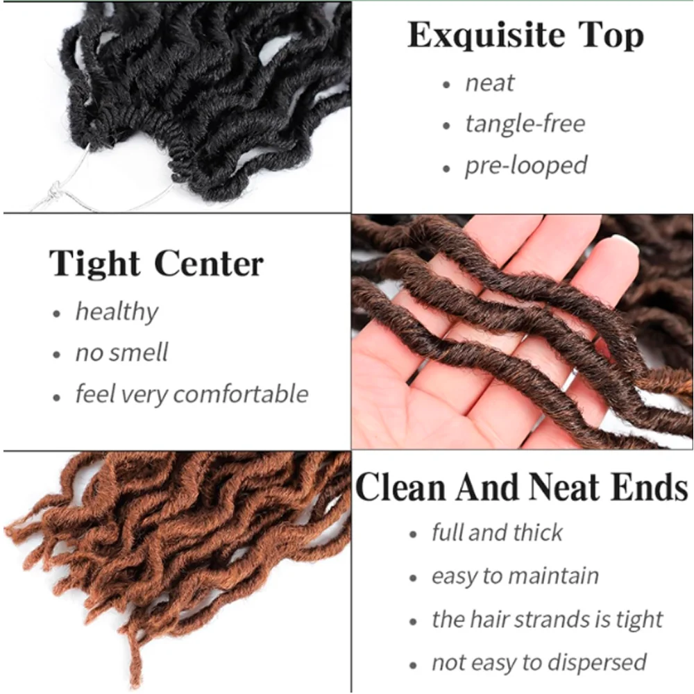 Gypsy Faux Locs C2 14 inch, 18 strands per pack