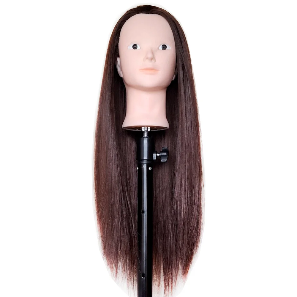 Makeup And Hair Doll Head With long Hair With Training Kit MBH1