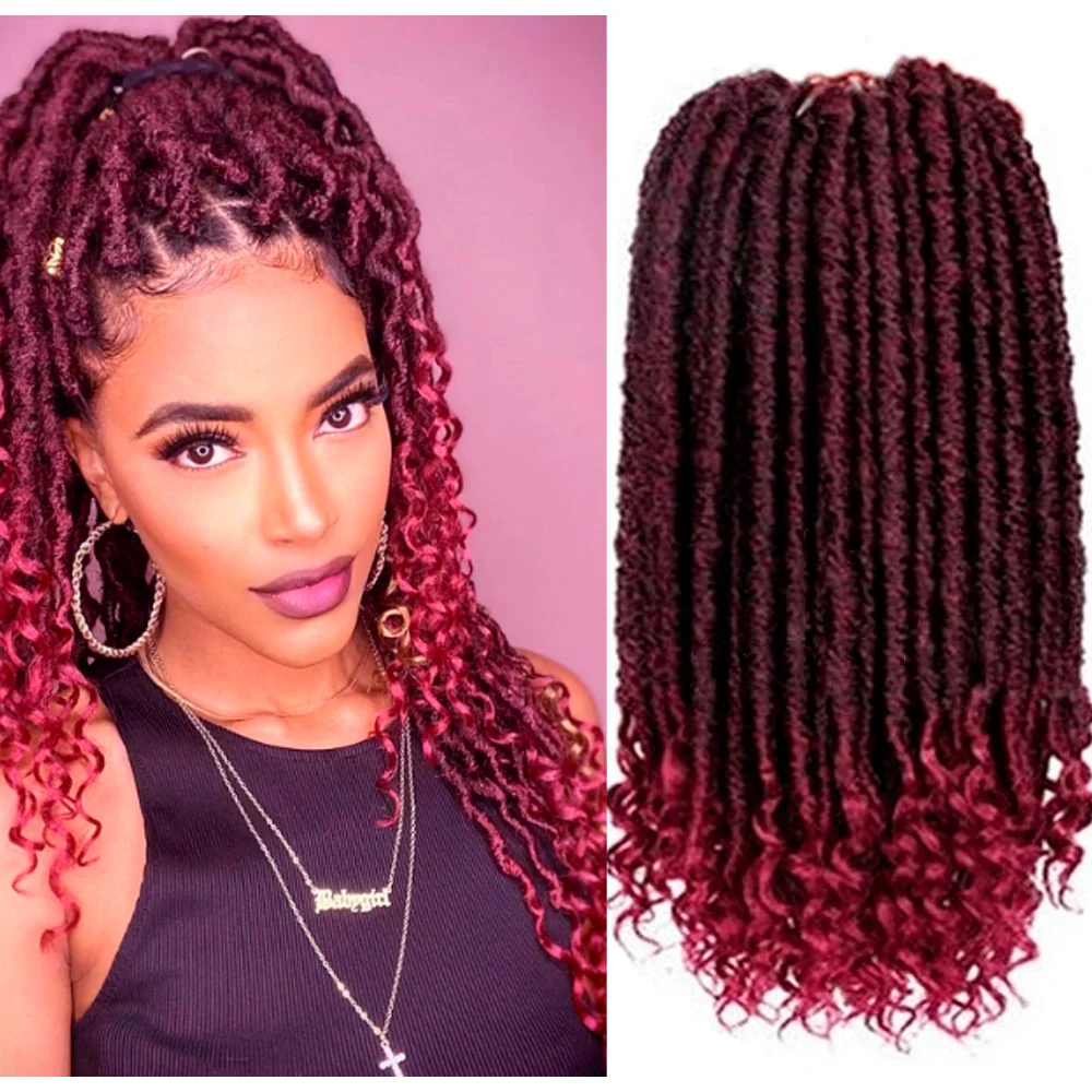 Goddess Faux Locs B1B Bug 18 inch, 24 strands per pack
