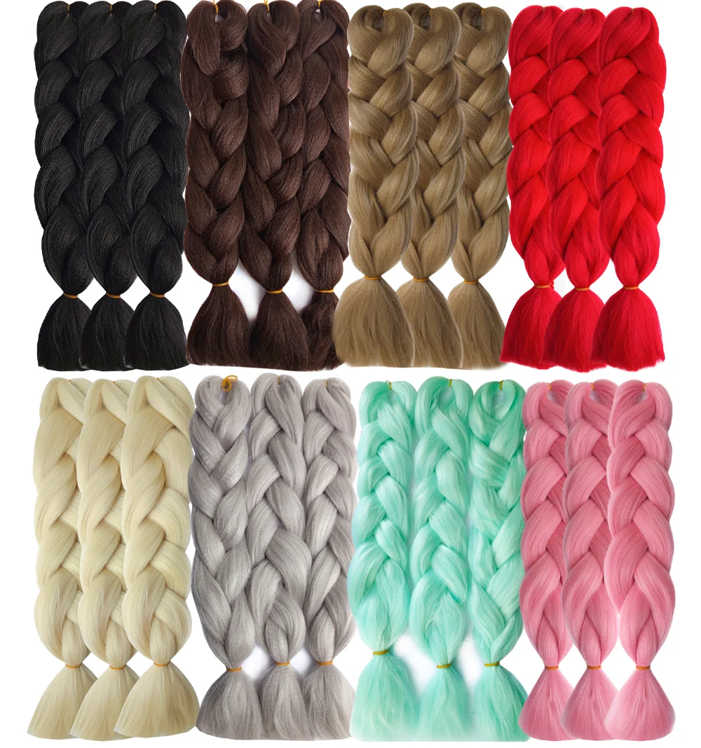 Synthetic Braiding Hair Kanekalon Wholesale From 20 pcs