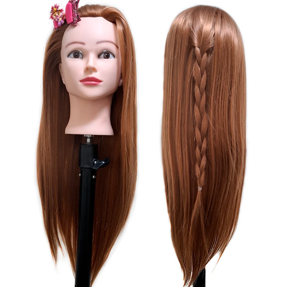 Doll Head With Hair For Hair Practice With Training Kit DHT6
