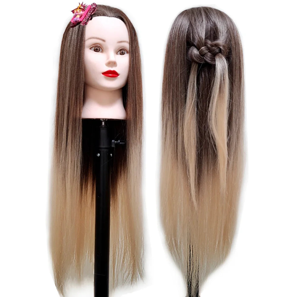 Mannequin Head Doll With long Hair DH2
