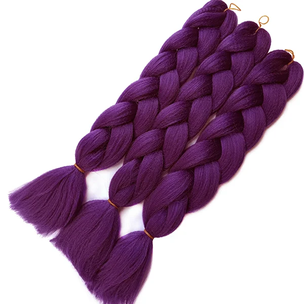Synthetic Hair Kanekalon Jumbo Braiding Hair, 3 pcs, A34