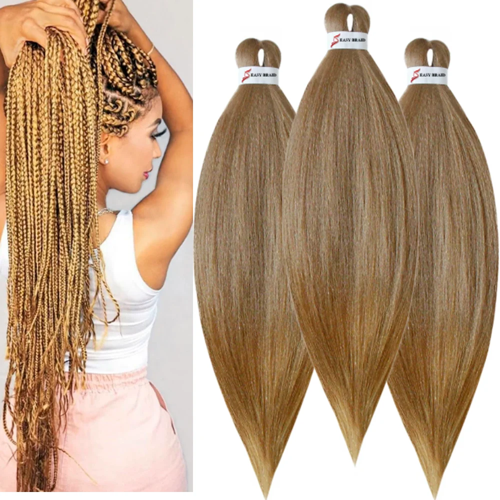 Pre Stretched Braiding Hair, 3 pcs, 27#