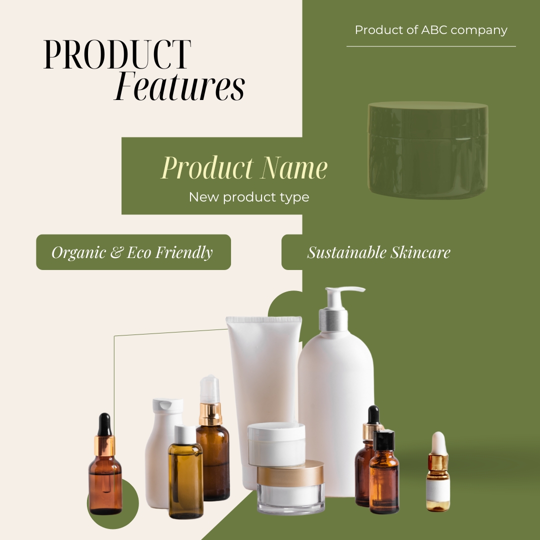 Instagram Posts template - Cosmetic Brand