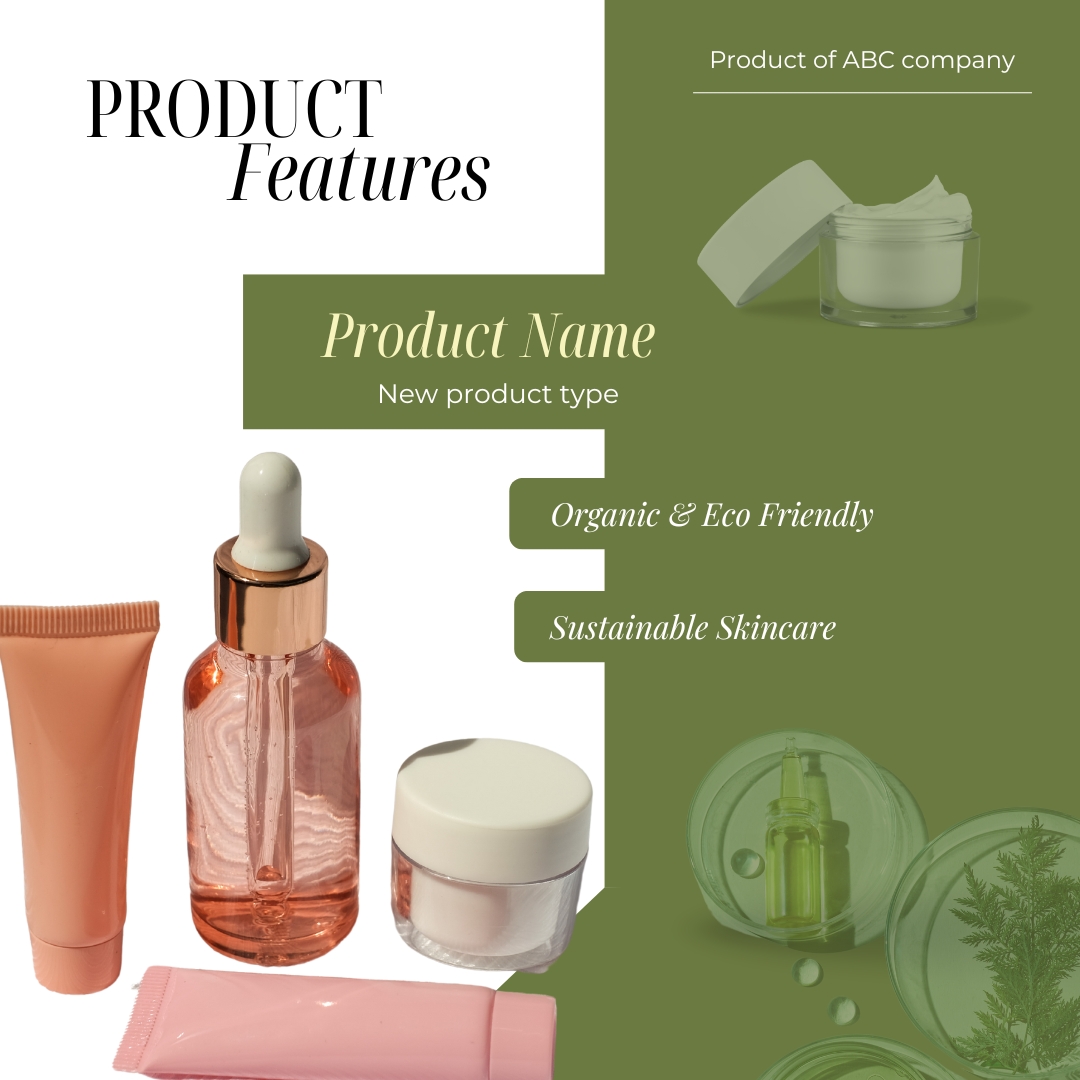 Instagram Posts template - Cosmetic Brand