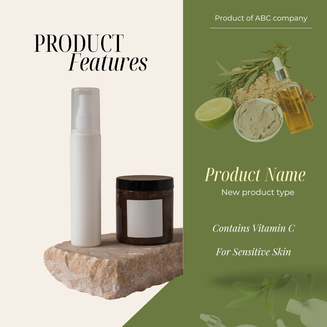 Instagram Posts template - Cosmetic Brand