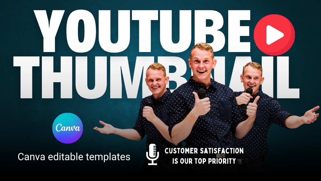  Custom YouTube Thumbnail Design