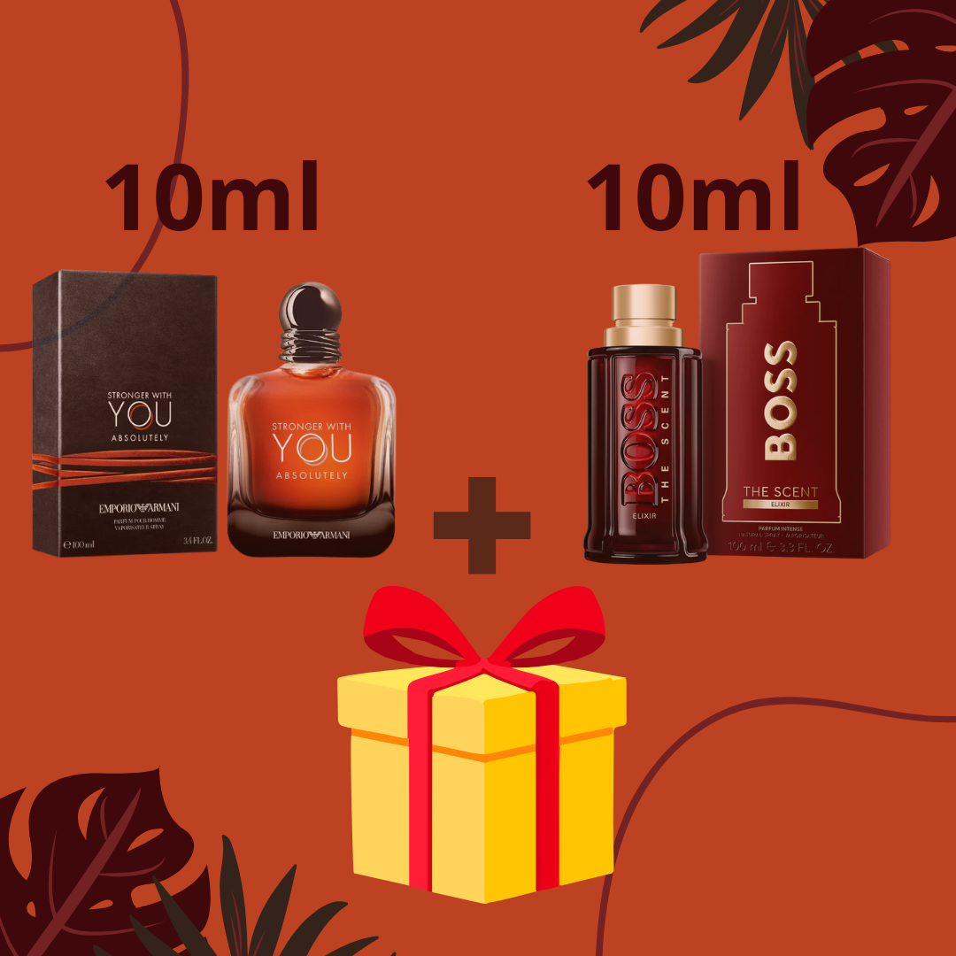 YOU Absolutely 10ml + Boss The Scent Elixir 10ml + décante gratuit 