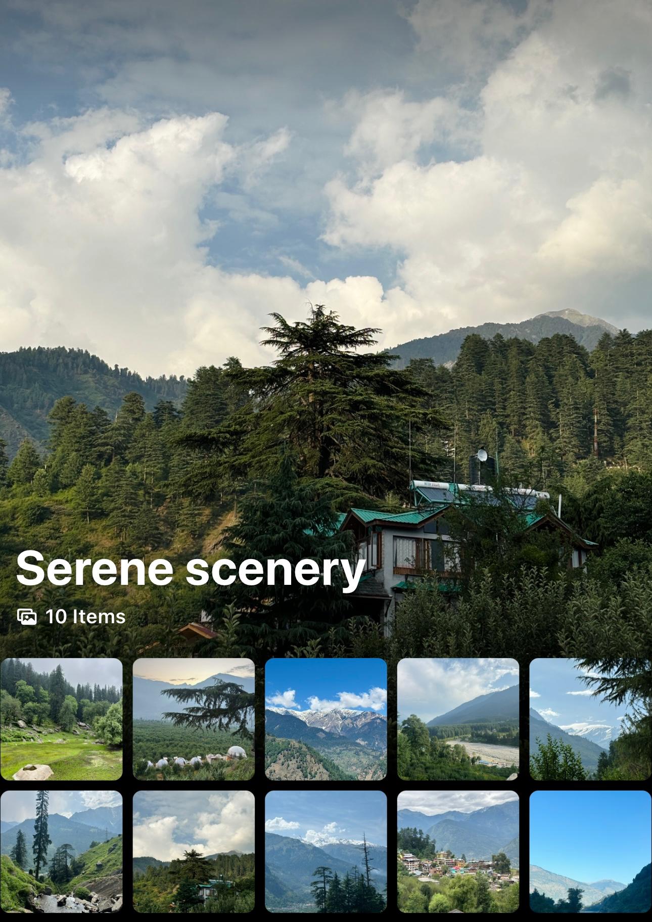 Serene Mountain of Himalayas