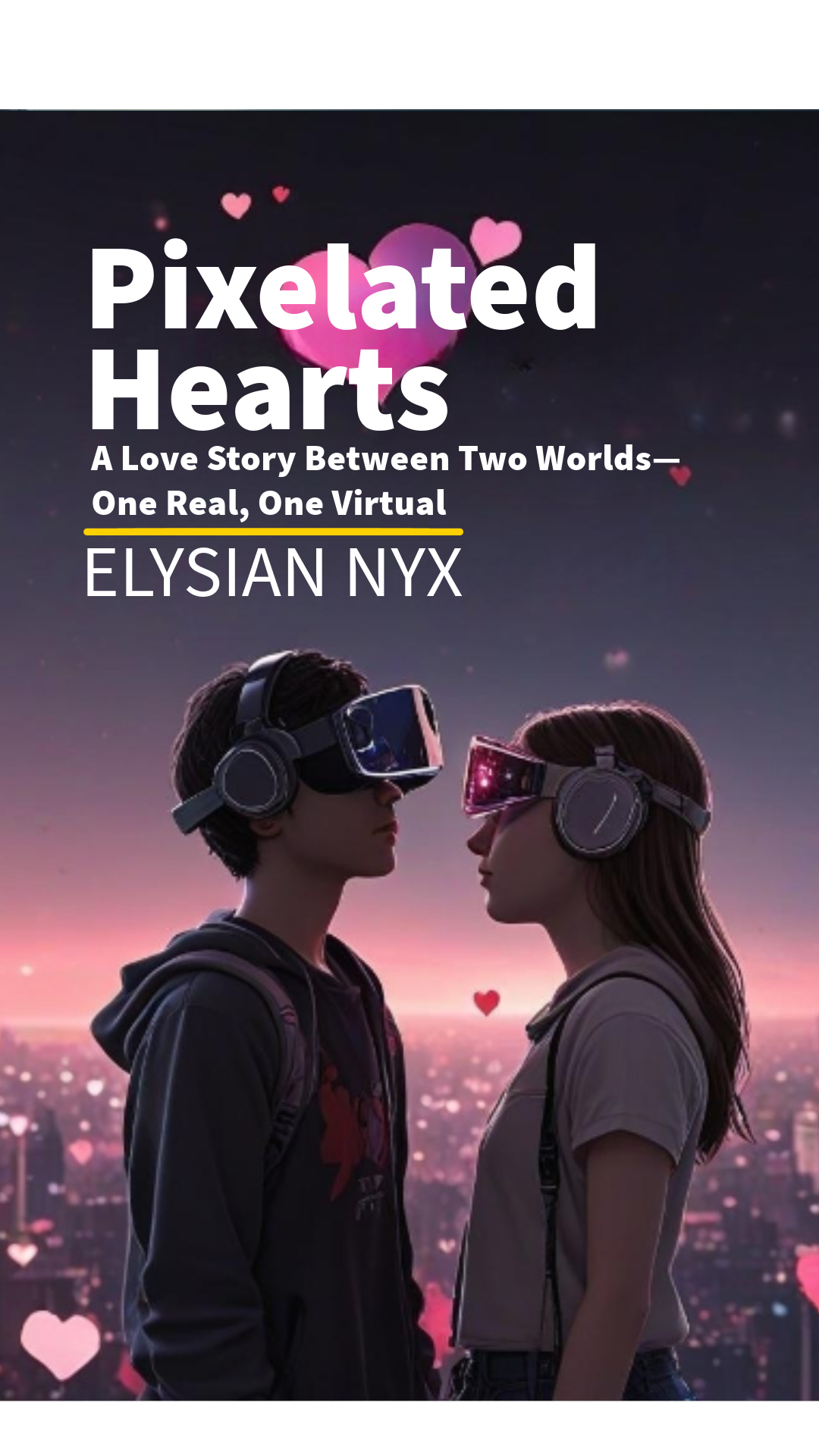 Pixelated Hearts By Elysian Nyx
