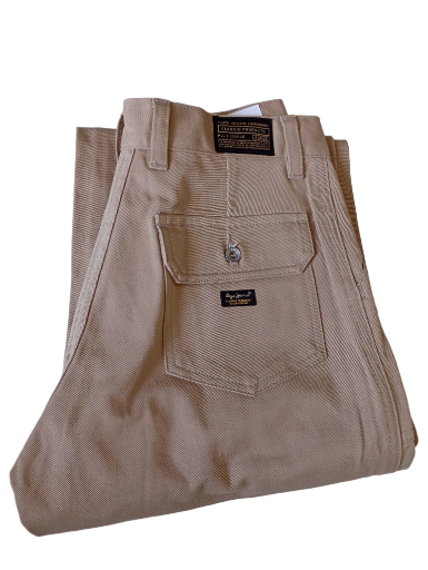 117 Pantalon en toile beige pépé jean's 29/39