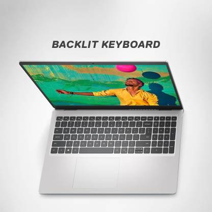 Dell Inspiron 3520 Laptop, 12th Gen Intel Core i5-1235U Processor, 16GB, 512GB, 15.6" (39.62cm) FHD WVA AG 120Hz 250 nits, Backlit KB, Win 11 + MSO'21, 15 Month McAfee, Silver, Thin & Light- 1.65kg