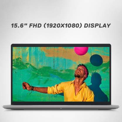 Dell Inspiron 3520 Laptop, 12th Gen Intel Core i5-1235U Processor, 16GB, 512GB, 15.6" (39.62cm) FHD WVA AG 120Hz 250 nits, Backlit KB, Win 11 + MSO'21, 15 Month McAfee, Silver, Thin & Light- 1.65kg
