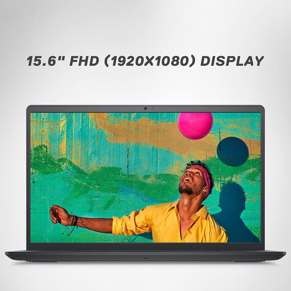 Dell Inspiron 3520 Laptop, 12th Gen Intel Core i5-1235U Processor, 8GB, 512GB SSD, 15.6" (39.62Cms) FHD Display- 3 Side Narrow Border, Win 11 + MSO'21, 2 Tuned Speakers, Black, Thin & Light-1.65Kg