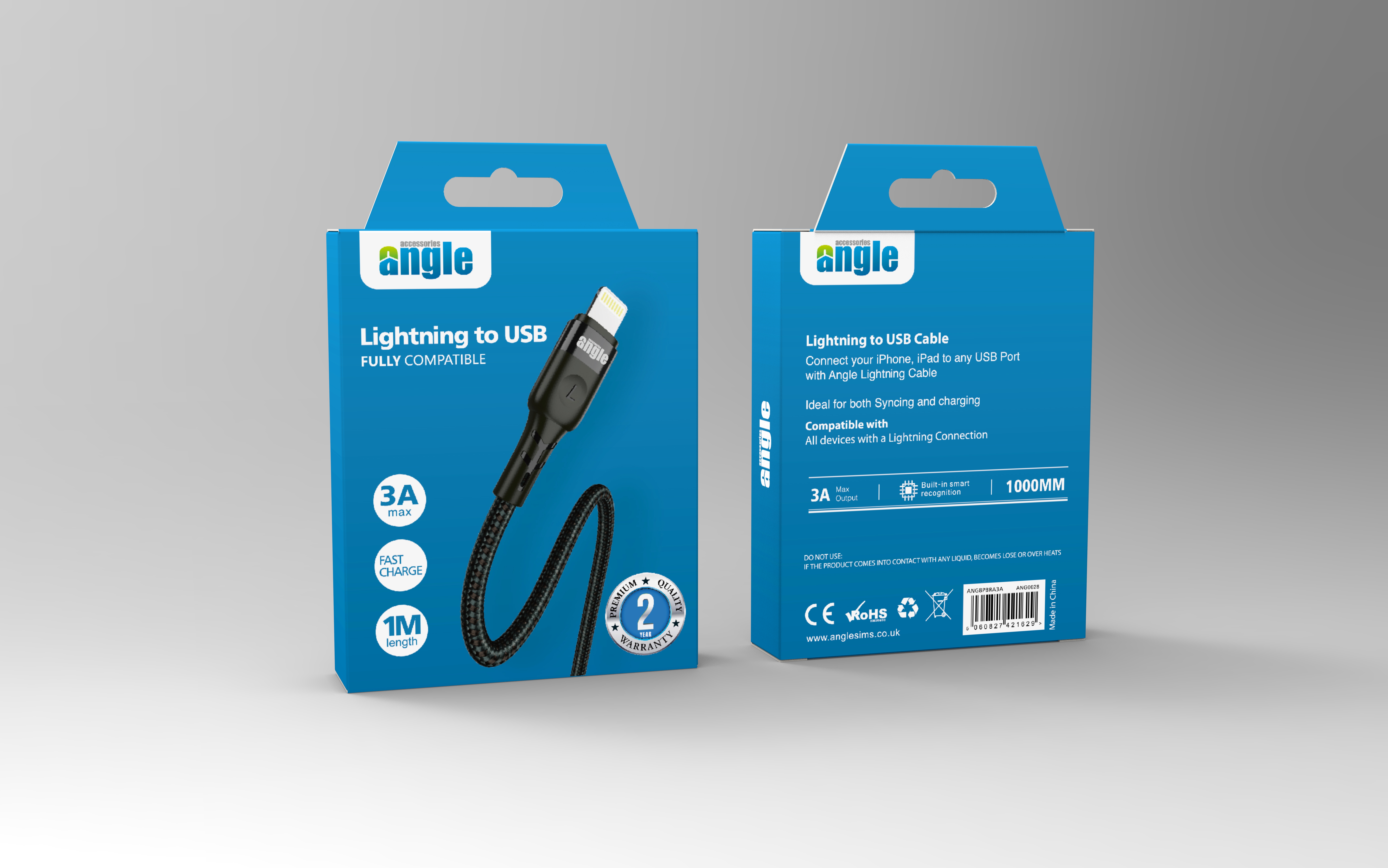 Lightning to USB Cable 1M 3A