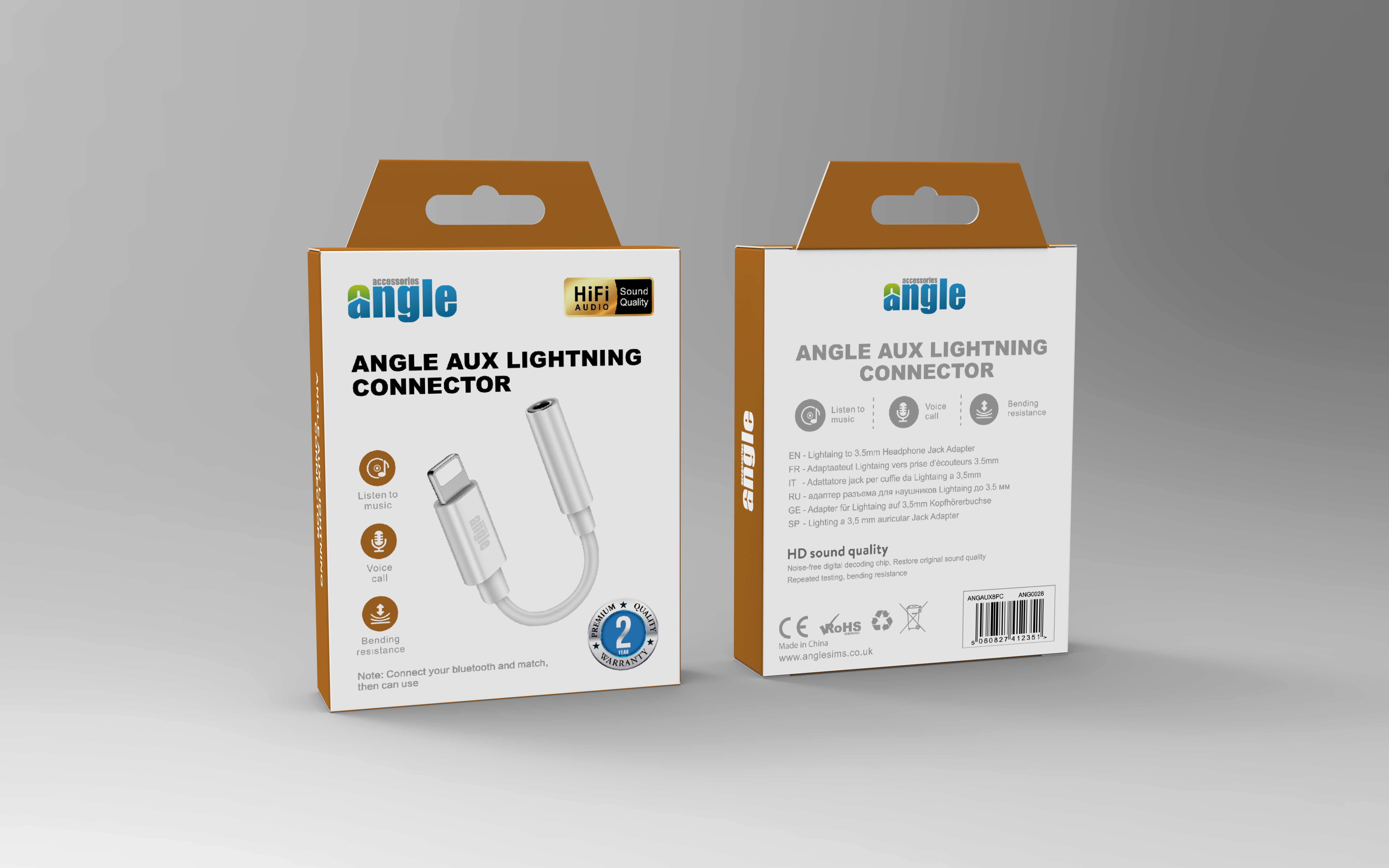 Angle AUX Lightning Connector
