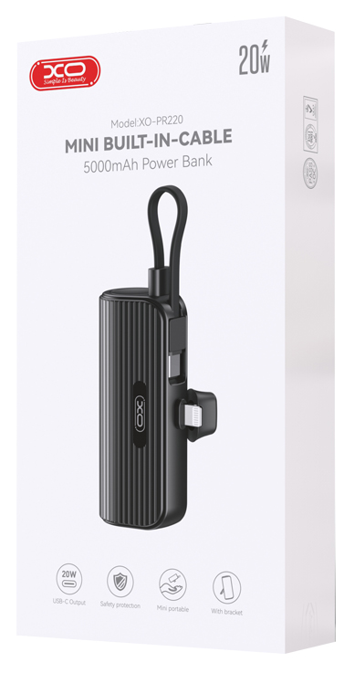 Mini Built-in Cable 5000mAh Power Bank