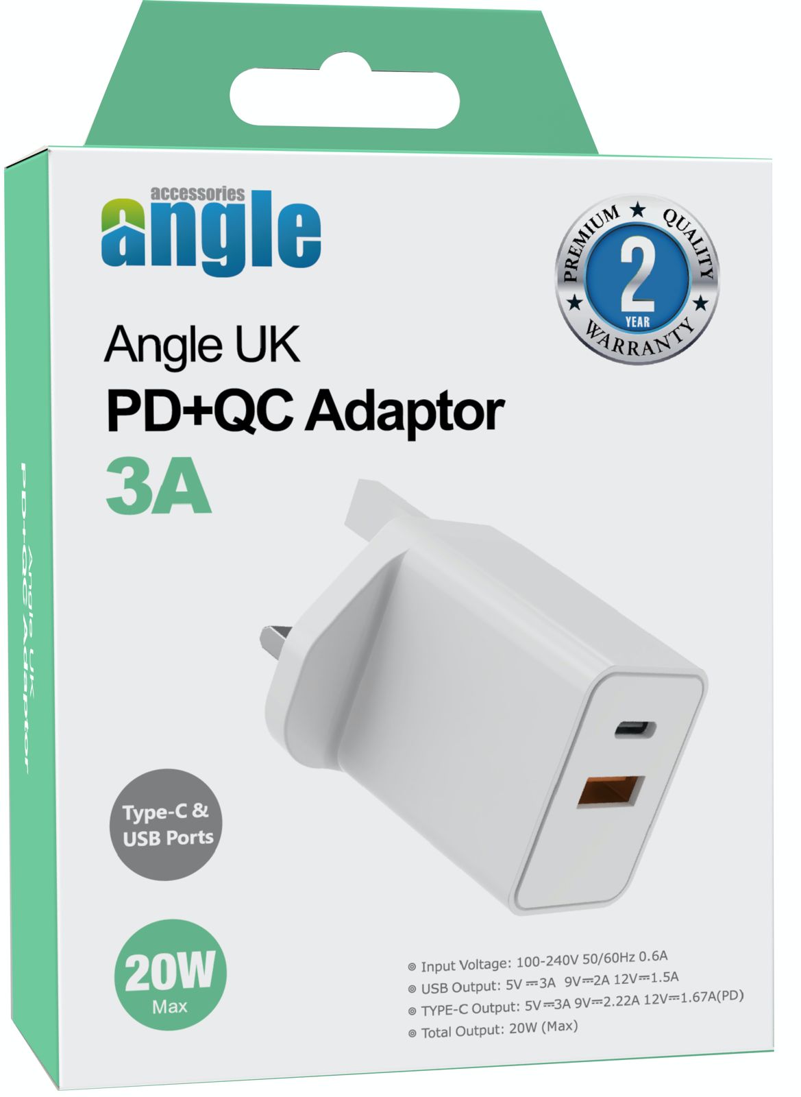 PD+QC Adaptor 3A