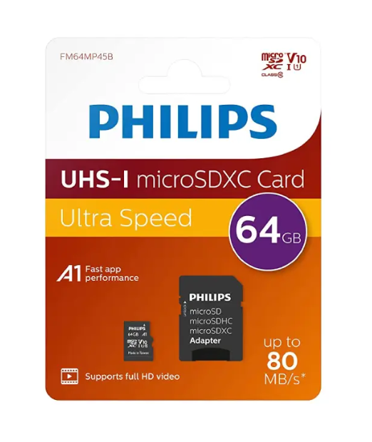 Philips UHS-I microSDXC Card