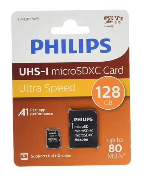 Philips 128GB UHS-I microSDXC Card