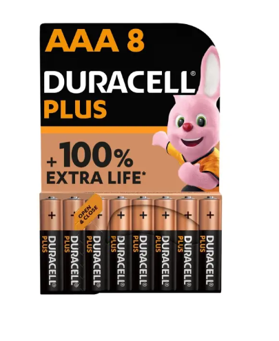 Duracell Plus AAA Batteries