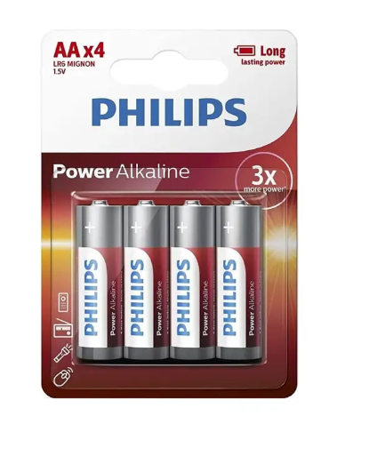 Philips AA Power Alkaline Batteries
