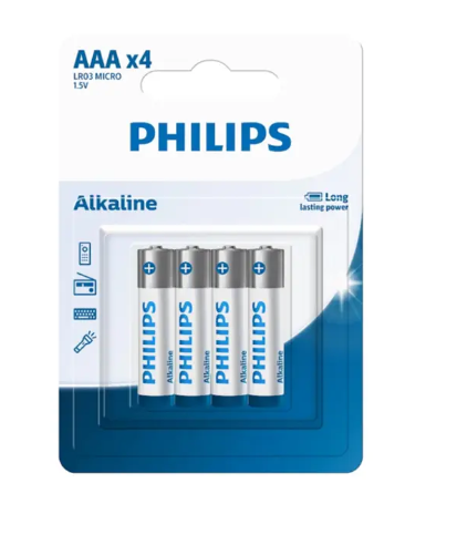 Philips AAA Alkaline Batteries