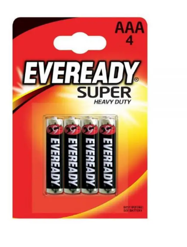Eveready Super Heavy Duty AAA Batteries