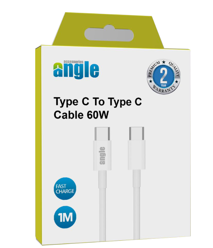 ANGLE TYPE C TO TYPE C CABLE 3A