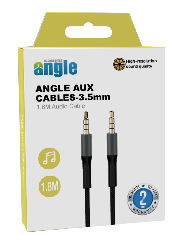 ANGLE AUX CABLE 3.5MM