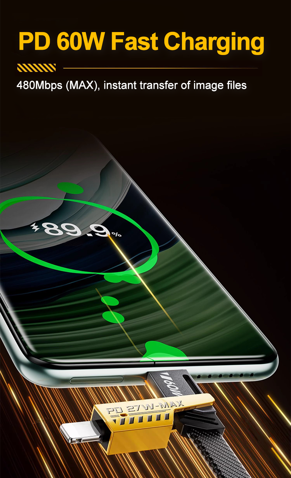 4 in 1 Braided Data Cable