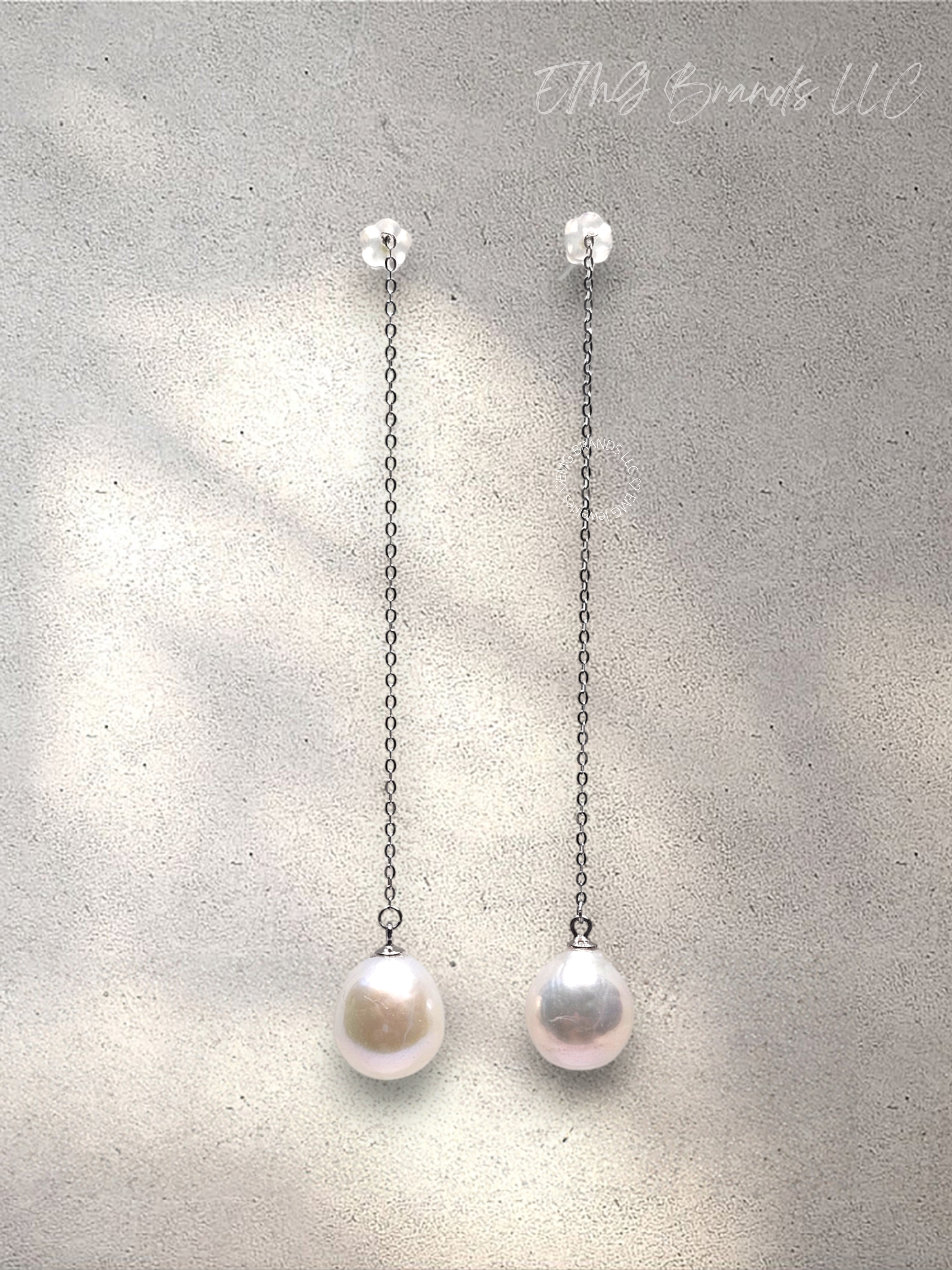 Classic Edison Pearl Threader Drop Earrings
