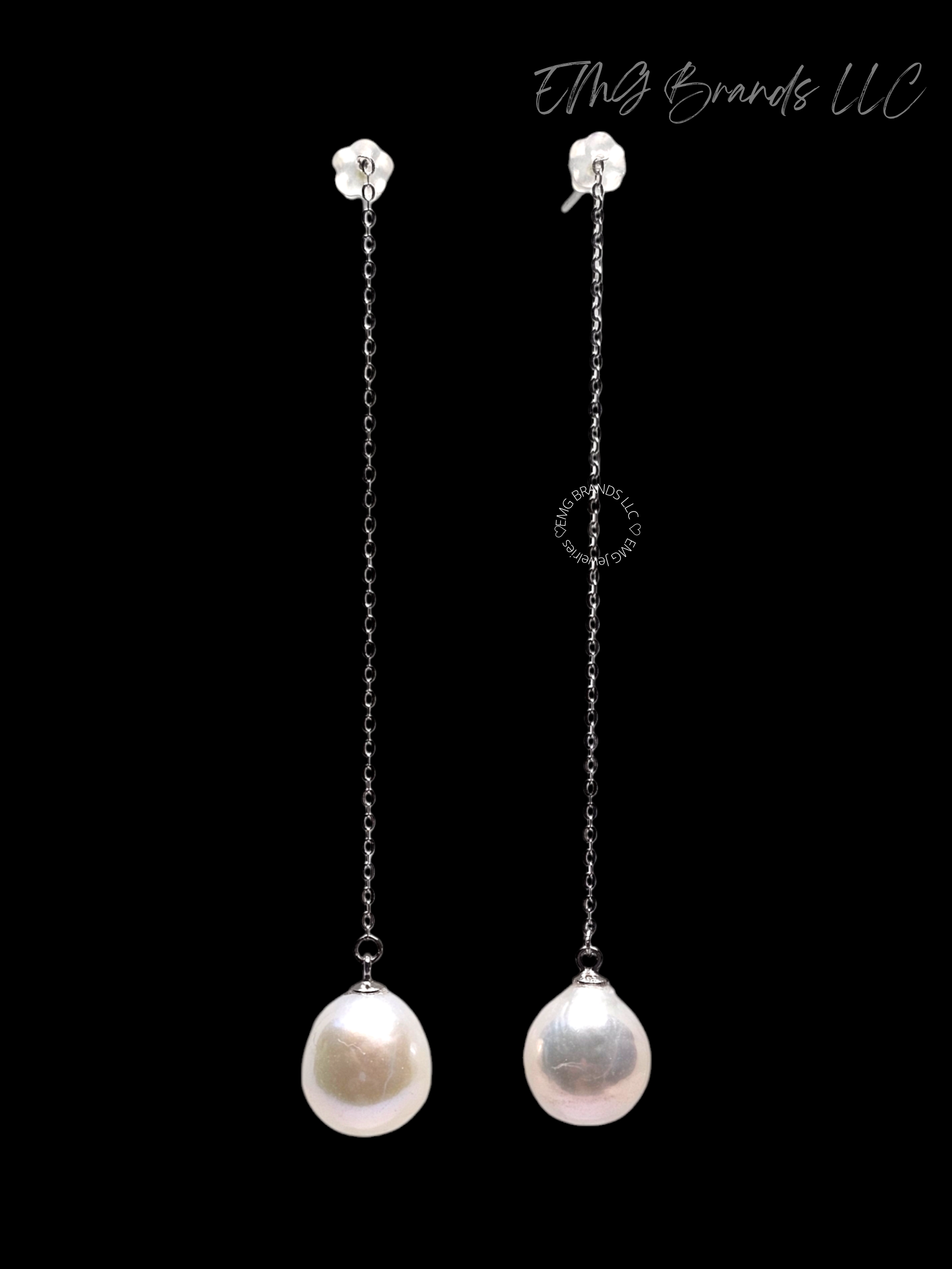 Classic Edison Pearl Threader Drop Earrings