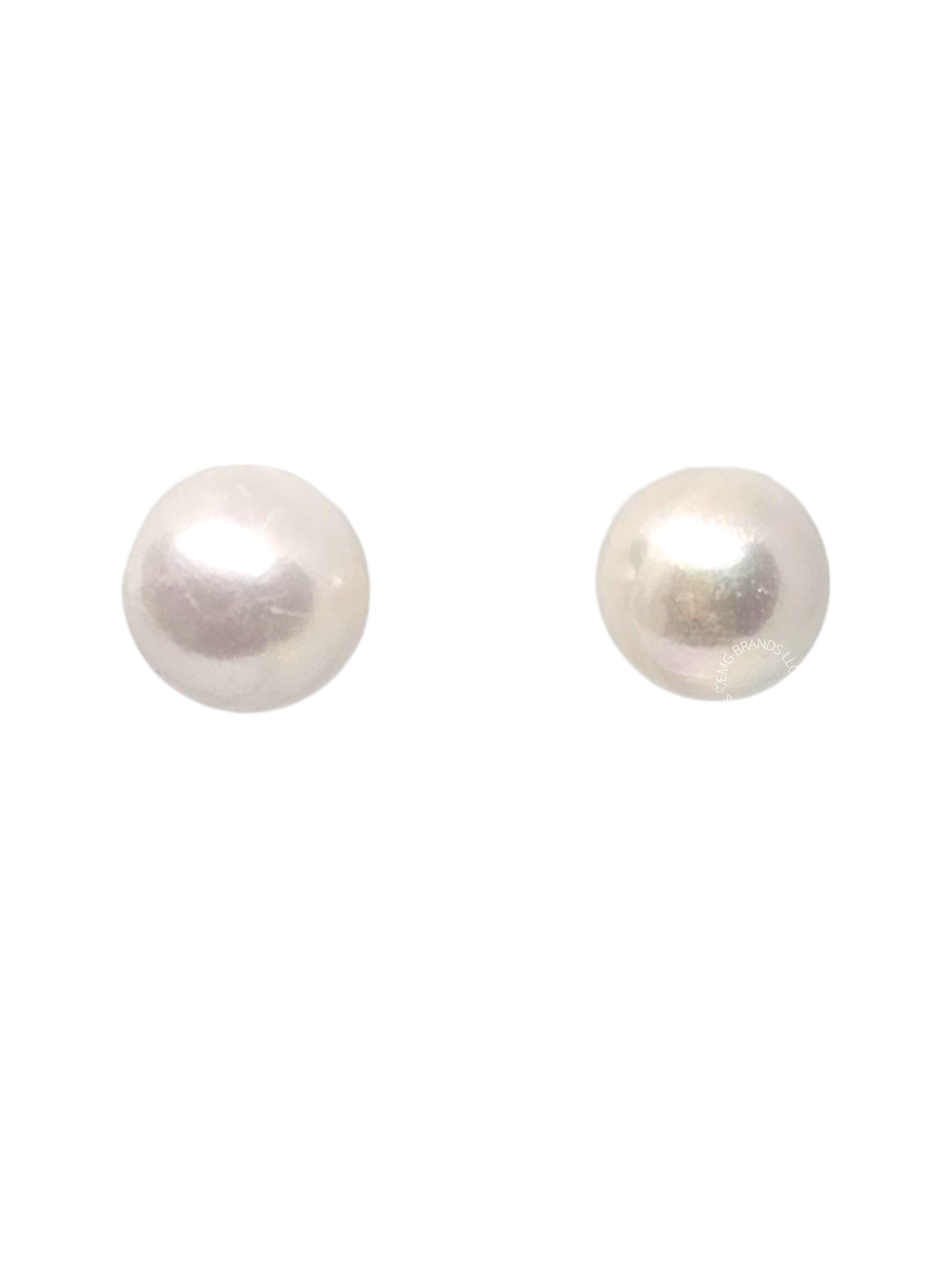 Classic White Edison Pearl Studs