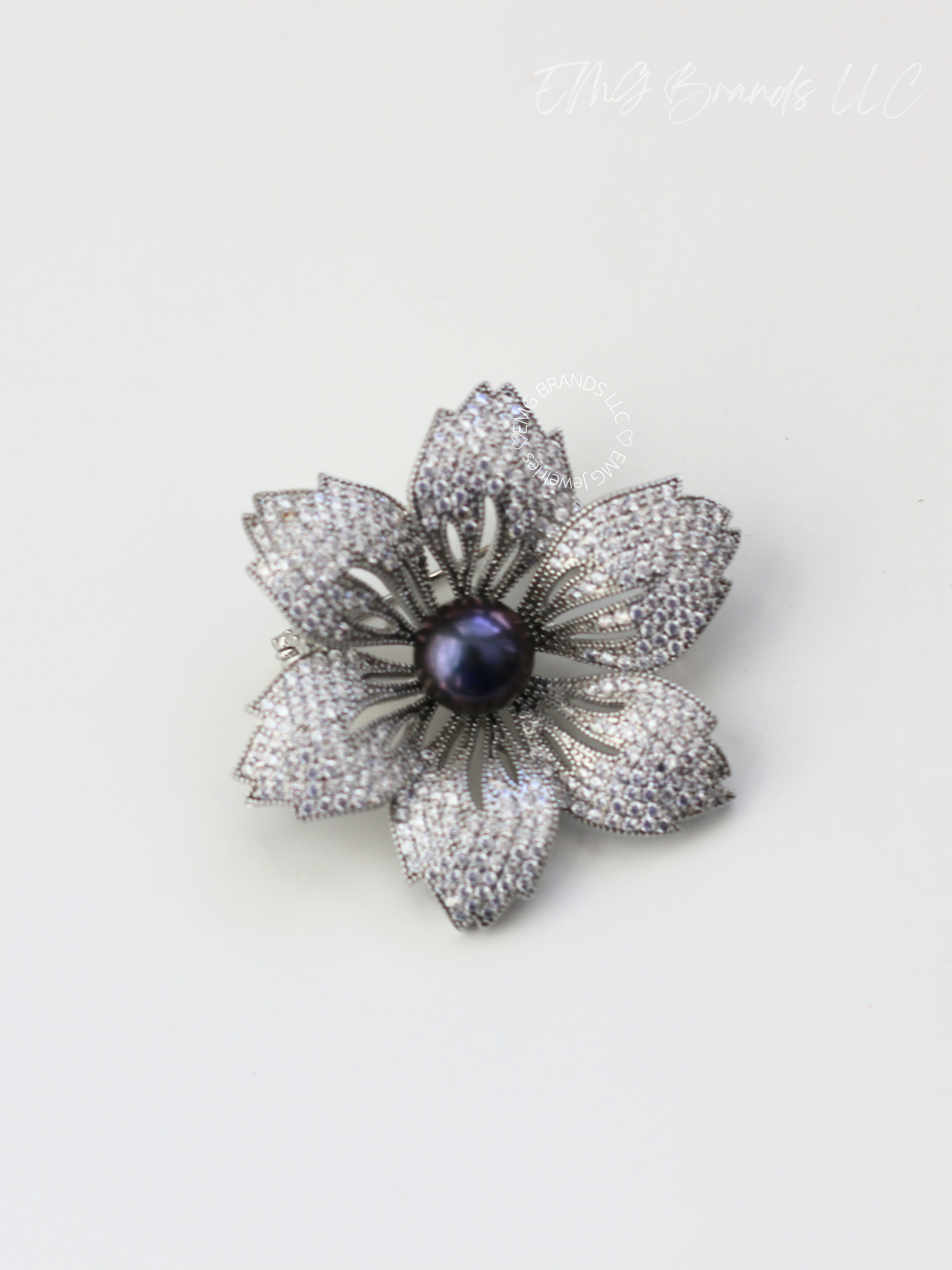 Elegant Floral Brooch and Pendant