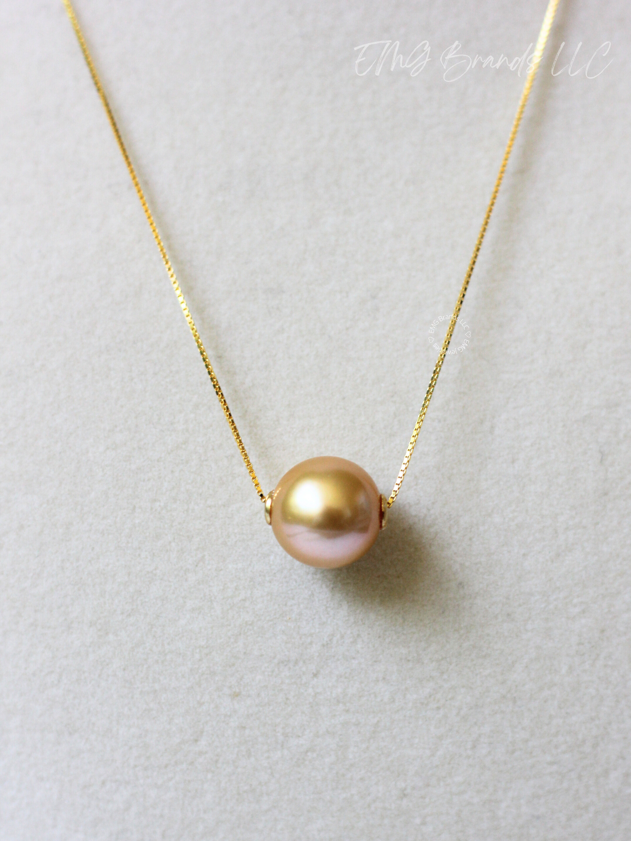 Gold Pearl Necklace