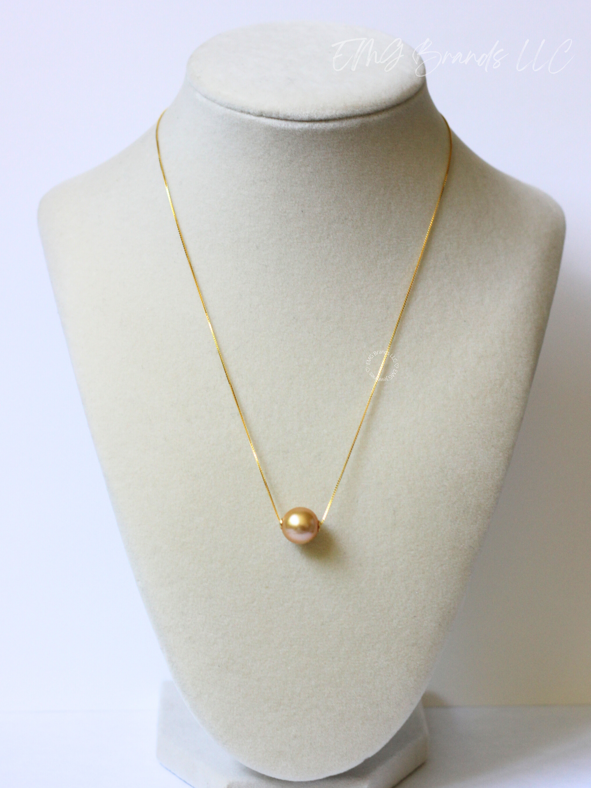 Gold Pearl Necklace