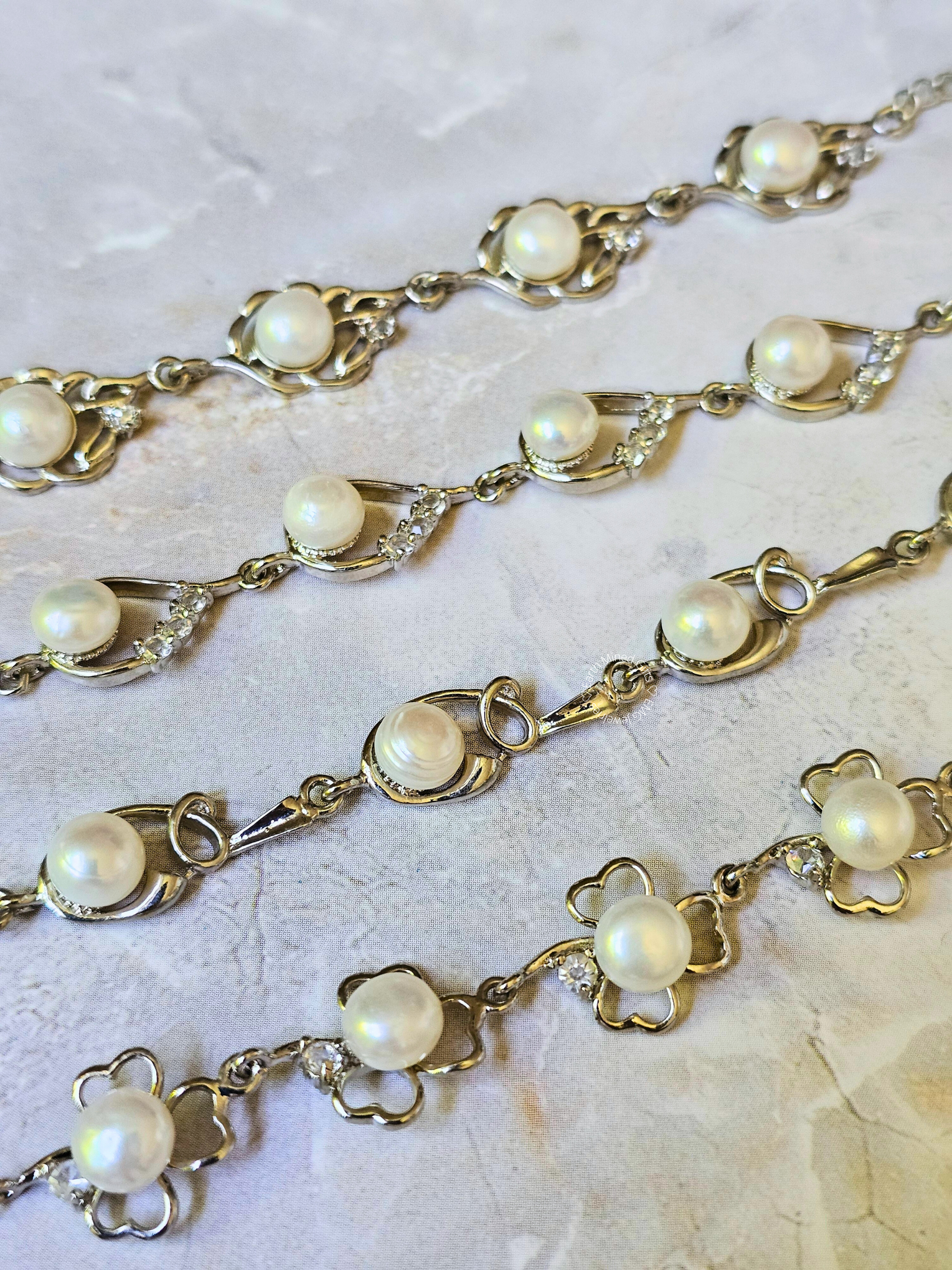 Elegant Pearl Bracelets