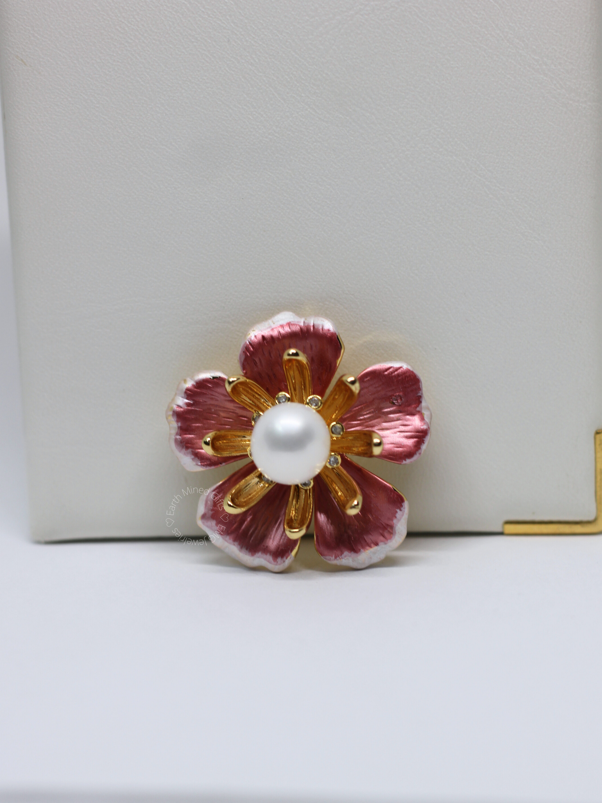 Floral Pearl Brooch