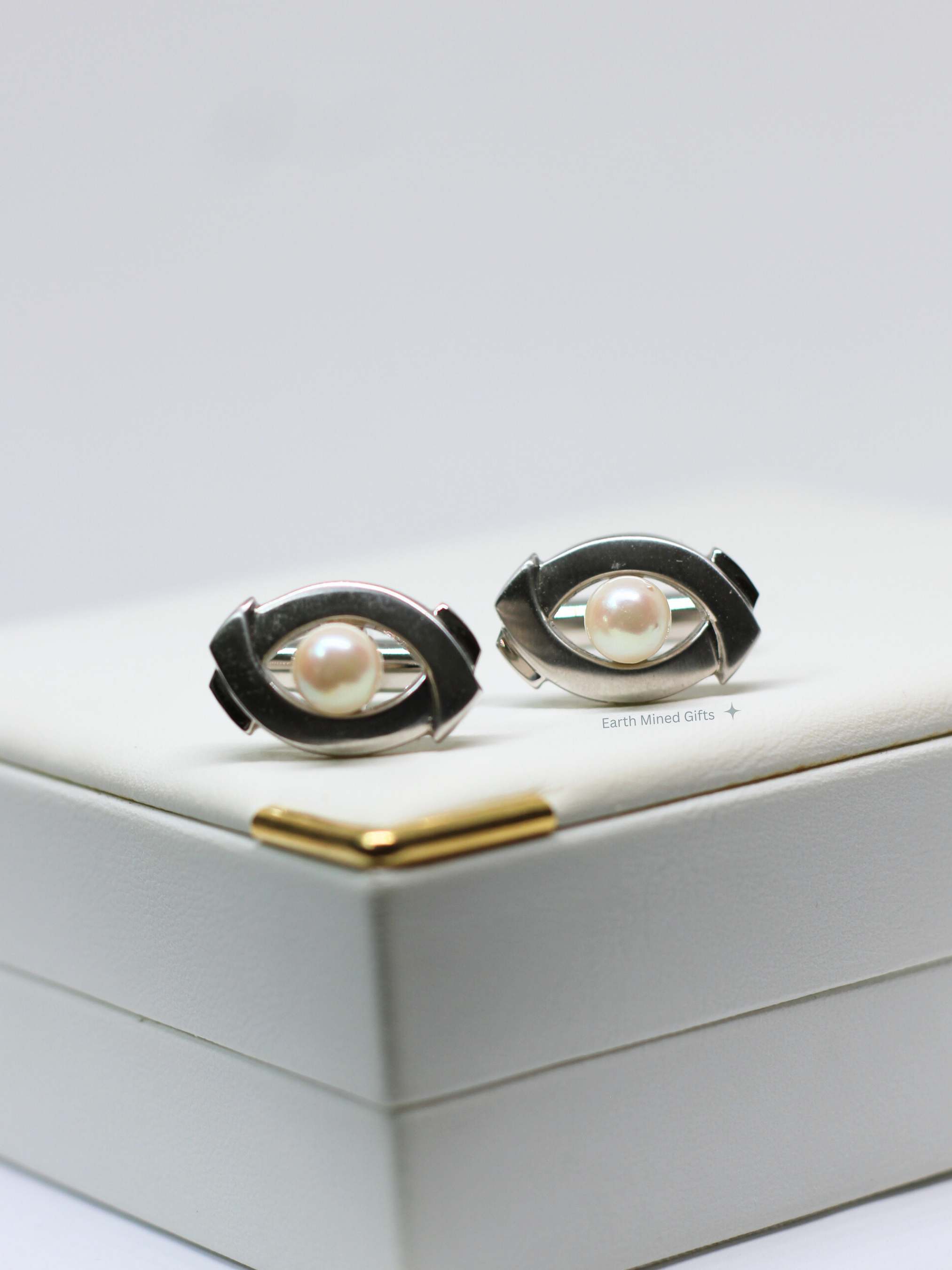 Akoya Pearl Cufflinks