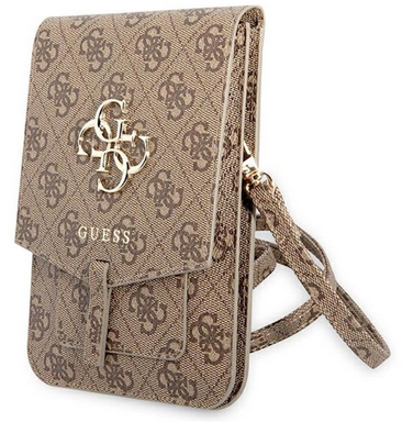 BANDOLERA GUESS LOGO MARRÓN 