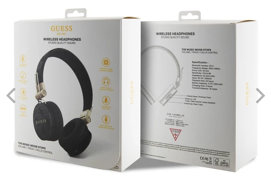 GUESS AURICULAR BLUETOOTH 4G CLASSIC GRIS