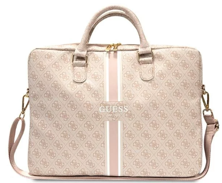  GUESS MALETIN STRIPES PORTATILES 13"-16" ROSA