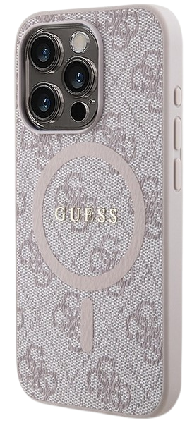 GUESS CARCASA MAGSAFE PEONY CLASSIC IPHONE 16 PRO MAX ROSA