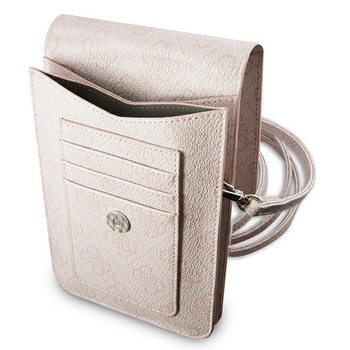 GUESS BANDOLERA 4G TRIANGLE ROSA