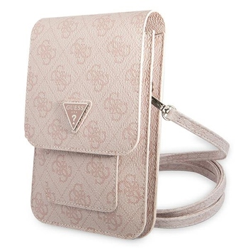 GUESS BANDOLERA 4G TRIANGLE ROSA