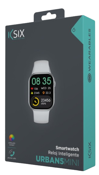 KSIX SMARTWATCH URBAN 5 MINI BLANCO